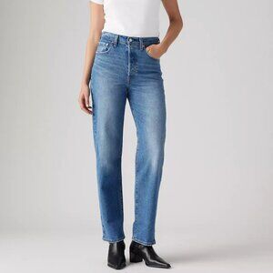 Levi's Ribcage Straight Ankle Size 26 in Dance Around Medium Wash